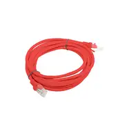 Lanberg PCU6-10CC-0300-R cable de red Rojo 3 m Cat6 U/UTP (UTP)