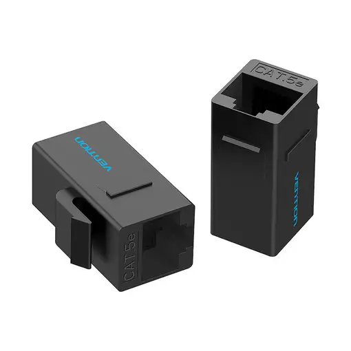 Vention Adaptador Conector RJ45 VDD-B07-B Cat5e UTP/ RJ45 Hembra - RJ45 Hembra/ Ne