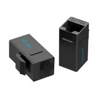 Vention Adaptador Conector RJ45 VDD-B07-B Cat5e UTP/ RJ45 Hembra - RJ45 Hembra/ Ne