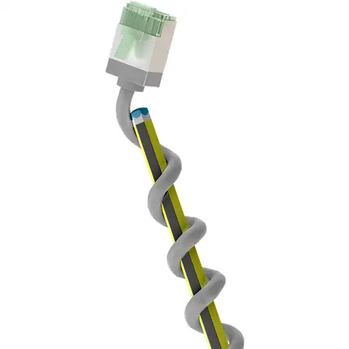 Goobay 74349 cable de red Gris 5 m Cat8.1 U/FTP (STP)