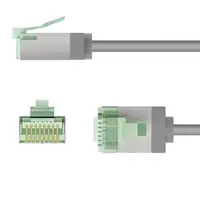 Goobay 74349 cable de red Gris 5 m Cat8.1 U/FTP (STP)