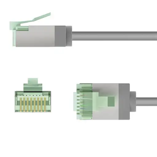 Goobay 74349 cable de red Gris 5 m Cat8.1 U/FTP (STP)