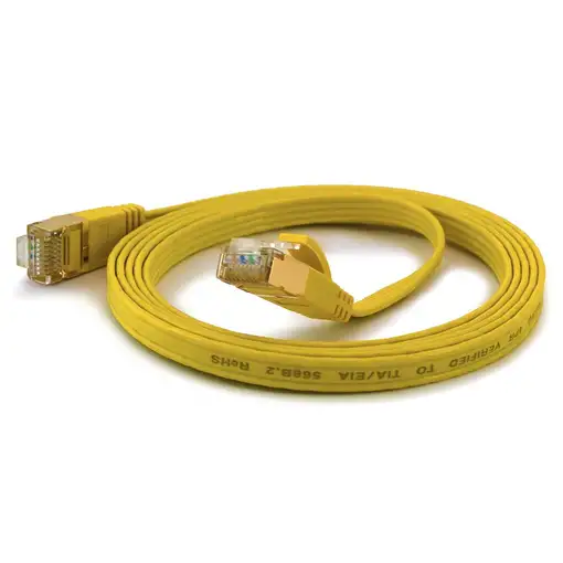 Wantec 7058 cable de red Amarillo 0,2 m Cat6a F/UTP (FTP)