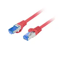 Lanberg PCF6A-10CC-0025-R cable de red Rojo 0,25 m Cat6a S/FTP (S-STP)