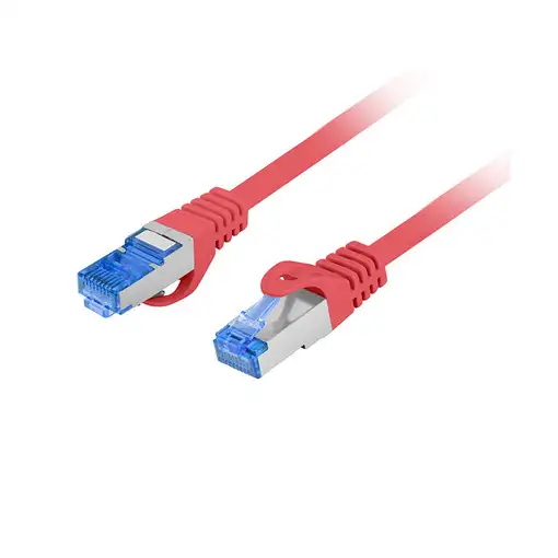 Lanberg PCF6A-10CC-0025-R cable de red Rojo 0,25 m Cat6a S/FTP (S-STP)