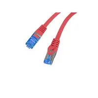 Lanberg PCF6A-10CC-0025-R cable de red Rojo 0,25 m Cat6a S/FTP (S-STP)