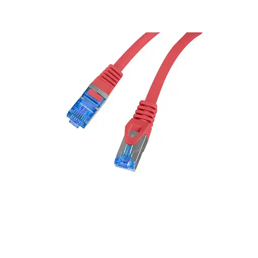 Lanberg PCF6A-10CC-0025-R cable de red Rojo 0,25 m Cat6a S/FTP (S-STP)