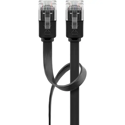 Goobay 95386 cable de red Negro 3 m Cat6 U/UTP (UTP)