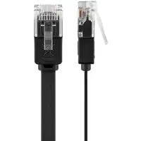 Goobay 95386 cable de red Negro 3 m Cat6 U/UTP (UTP)
