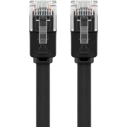 Goobay 95386 cable de red Negro 3 m Cat6 U/UTP (UTP)