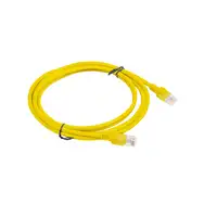 Lanberg PCU6-10CC-0200-Y cable de red Amarillo 2 m Cat6 U/UTP (UTP)