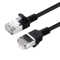 Microconnect V-FTP6A0025S-SLIM cable de red Negro 0,25 m Cat6a U/FTP (STP)