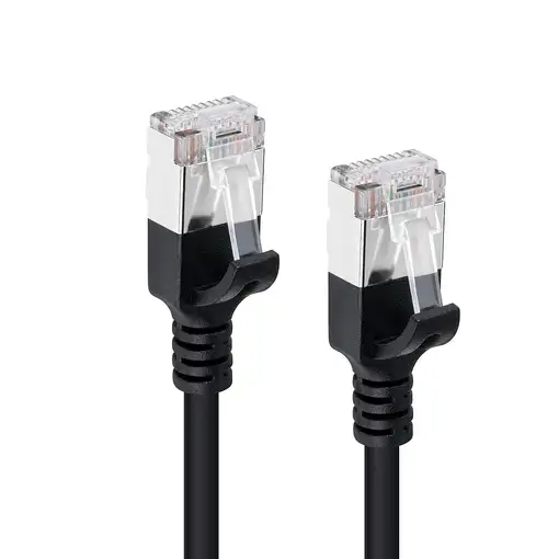 Microconnect V-FTP6A0025S-SLIM cable de red Negro 0,25 m Cat6a U/FTP (STP)