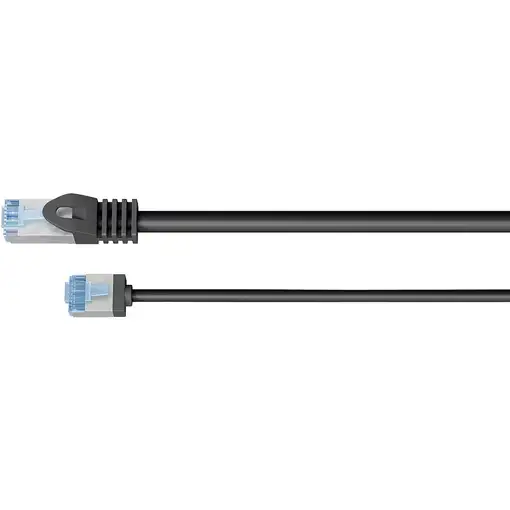 Goobay 74319 cable de red Negro 2 m Cat6a U/FTP (STP)