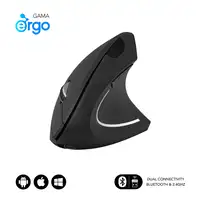 Ratón Glide Vertical Ergo Dual Mouse Batería Negro