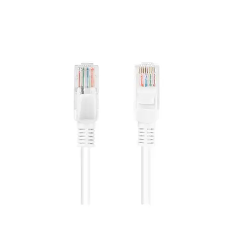 Lanberg PCU5-10CC-0025-W cable de red Blanco 0,25 m Cat5e U/UTP (UTP)