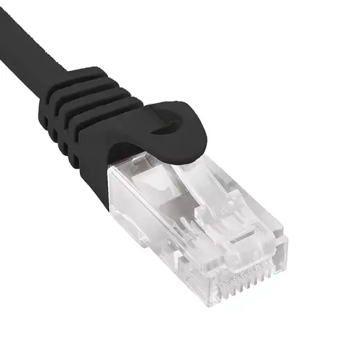 Phasak Cable de Red Cat.6 UTP Solido CCA Cat.6 UTP Negro 10M
