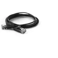 Wantec Cat6a UTP 1m cable de red Negro U/UTP (UTP)