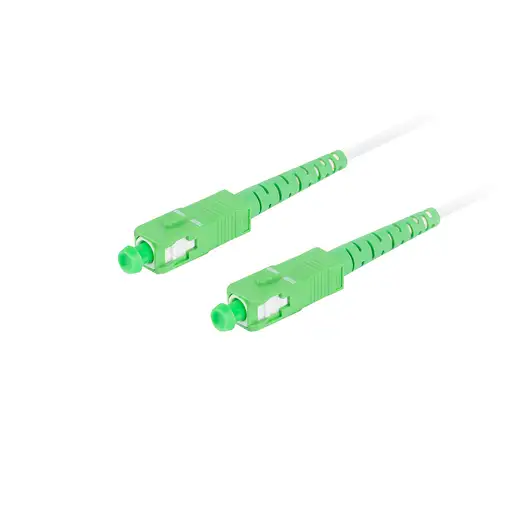 Lanberg FO-SASA-SS21-0200-WH Cable de fibra óptica e InfiniBand 20 m SC Blanco