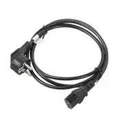 Lanberg CA-C13C-11CC-0018-BK cable de transmisión Negro 1,8 m C13 acoplador CEE7/7