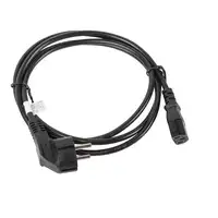 Lanberg CA-C13C-11CC-0018-BK cable de transmisión Negro 1,8 m C13 acoplador CEE7/7