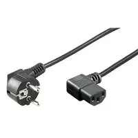 Microconnect PE010518 cable de transmisión Negro 1,8 m CEE7/7 C13 acoplador