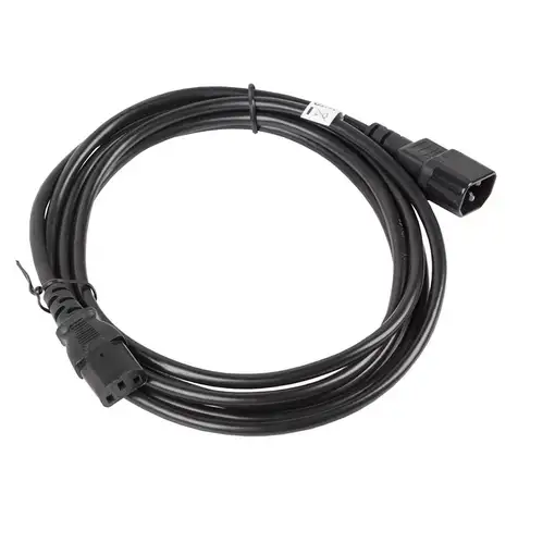 Lanberg CA-C13E-11CC-0030-BK cable de transmisión Negro 3 m C13 acoplador C14 acop