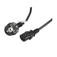 Lanberg CA-C13C-11CC-0030-BK cable de transmisión Negro 3 m C13 acoplador CEE7/7