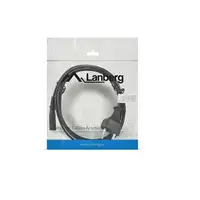 Lanberg CA-C7CA-11CC-0018-BK cable de transmisión Negro 1,8 m C7 acoplador CEE7/16