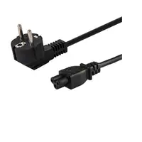 Savio CL-67 cable de transmisión Negro 1,2 m IEC Type C (3.8 mm, 1.1 mm) CEE7/7