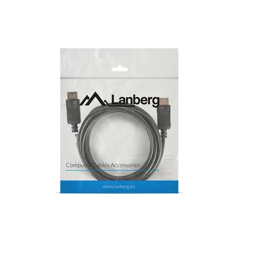 Lanberg CA-DPDP-10CC-0030-BK cable DisplayPort 3 m Negro