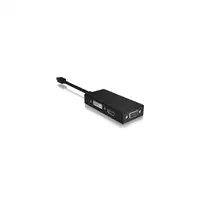 ICY BOX IB-AC1032 Mini DisplayPort DVI-D + VGA (D-Sub) + HDMI Negro