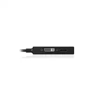ICY BOX IB-AC1032 Mini DisplayPort DVI-D + VGA (D-Sub) + HDMI Negro