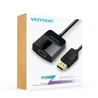 Vention Cable Conversor HBGBB/ Displayport Macho - HDMI Hembra/ 15cm/ Negro