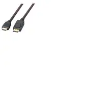 EFB Elektronik K5561SW.3V2 adaptador de cable de vídeo 3 m DisplayPort HDMI Negro
