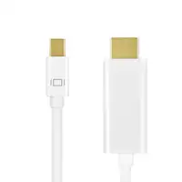 LogiLink CV0123 adaptador de cable de vídeo 2 m Mini DisplayPort HDMI tipo A (Está