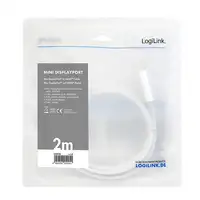 LogiLink CV0123 adaptador de cable de vídeo 2 m Mini DisplayPort HDMI tipo A (Está