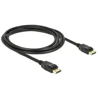DeLOCK 2m Displayport 1.2a Negro