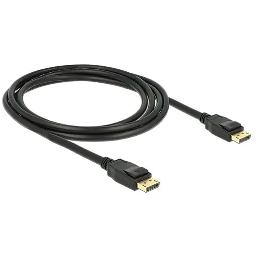 DeLOCK 2m Displayport 1.2a Negro