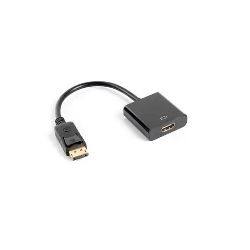 Lanberg AD-0009-BK adaptador de cable de vídeo 0,1 m DisplayPort HDMI tipo A (Está