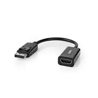 Nedis CCGT37150BK02 adaptador de cable de vídeo 0,2 m HDMI tipo A (Estándar) Displ