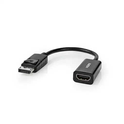 Nedis CCGT37150BK02 adaptador de cable de vídeo 0,2 m HDMI tipo A (Estándar) Displ