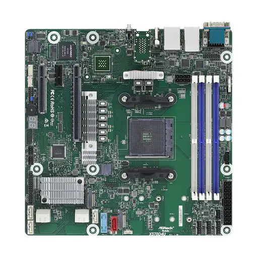 Asrock X570D4U placa base AMD X570 Zócalo AM4 micro ATX