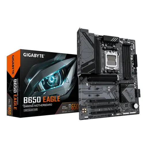 GIGABYTE B650 EAGLE Placa base - AMD Ryzen serie 9000, VRM de 12+2+2 fases, hasta