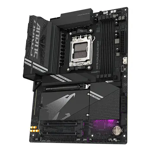 GIGABYTE X870 AORUS ELITE WIFI7 Placa Base - Compatible con CPUs AMD Ryzen 9000, 1