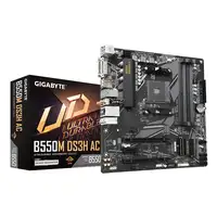 GIGABYTE B550M DS3H AC Placa base - Procesadores AMD Ryzen 5000, VRM de 5+3 fases,