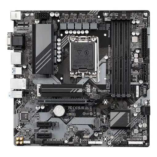 GIGABYTE B760M DS3H Placa Base - Compatible con procesadores Intel Core de 14ª gen