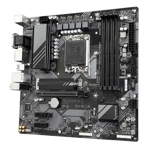 GIGABYTE B760M DS3H Placa Base - Compatible con procesadores Intel Core de 14ª gen