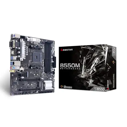 Biostar B550MX/E PRO placa base AMD B550 Zócalo AM4 micro ATX
