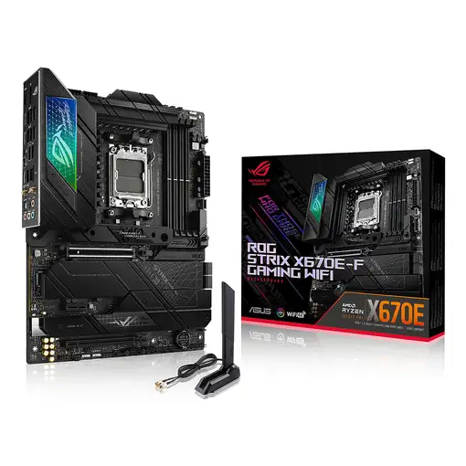 ASUS ROG STRIX X670E-F GAMING WIFI AMD X670 Zócalo AM5 ATX
